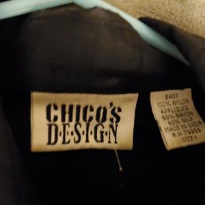 Chico's Design Embroidered long sleeve